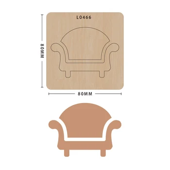 

Logo knife mold mold wood die cutting die, model L0466, suitable for common die cutting machines in the market