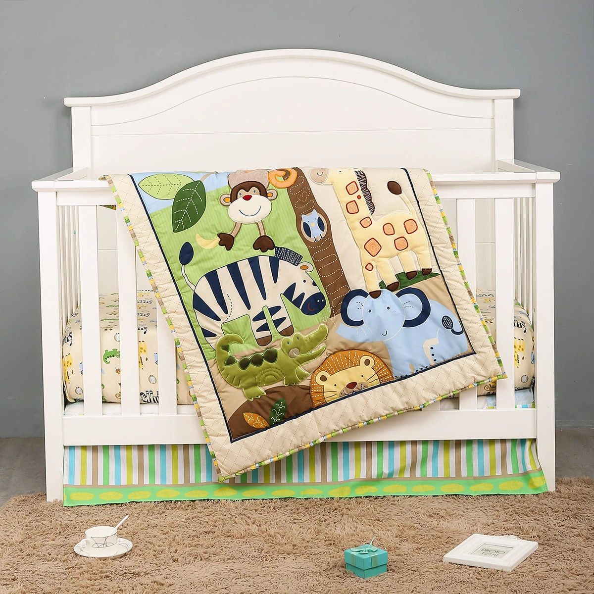 animal cot bedding