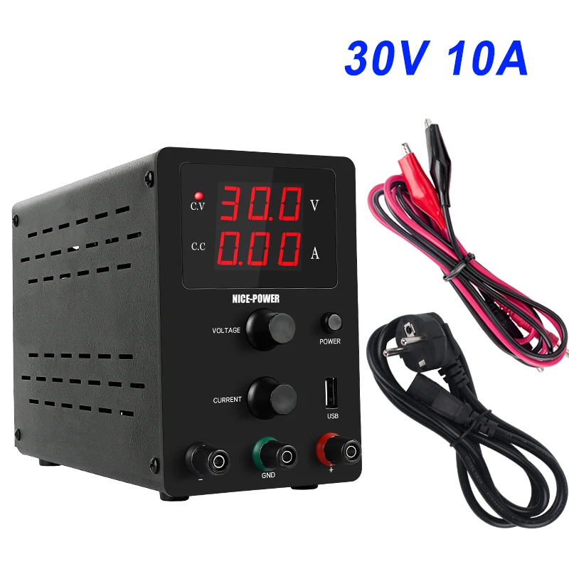 

dc switching lab power supply adjustable source 30V 10A New High-precision Voltage Regulated switch power fonte de bancada 60V