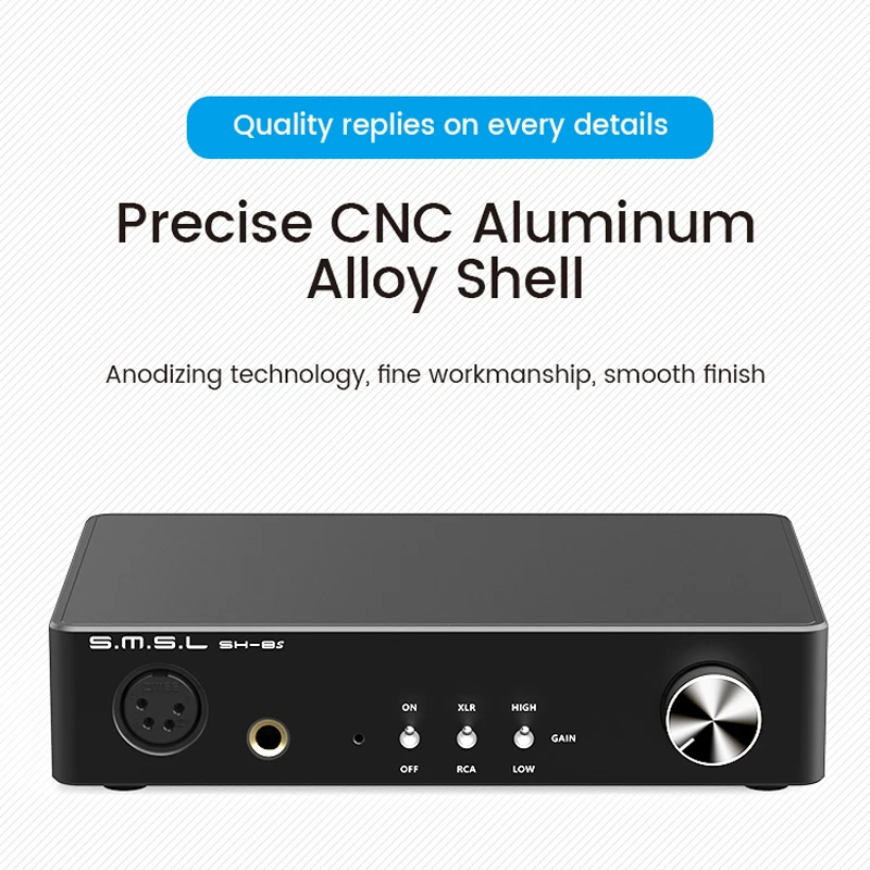 ンアンプ S.M.S.L SH8s ヘッドホンアンプ ません