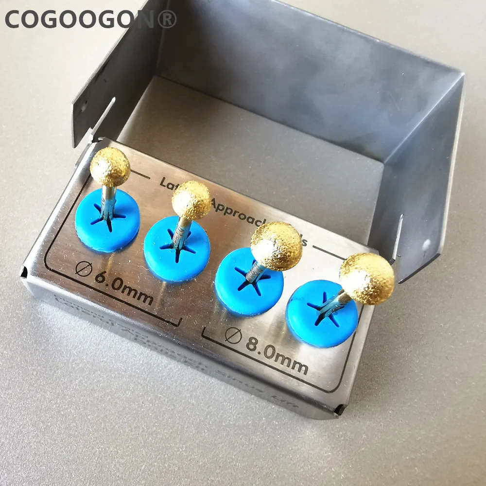 4 шт./компл. стоматологический боковой подъем Sinus Lift мембрана с алмазным покрытием