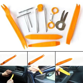 

12pcs Auto Car Audio Removal Tool Set Body Interior Plastic Disassembly Panel Trim Door Clip Repair Dash Exterior Hand