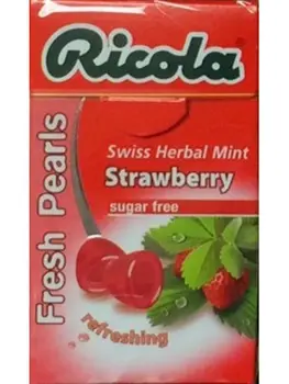 

CANDY STRAWBERRY MINT PEARLS RICOLA