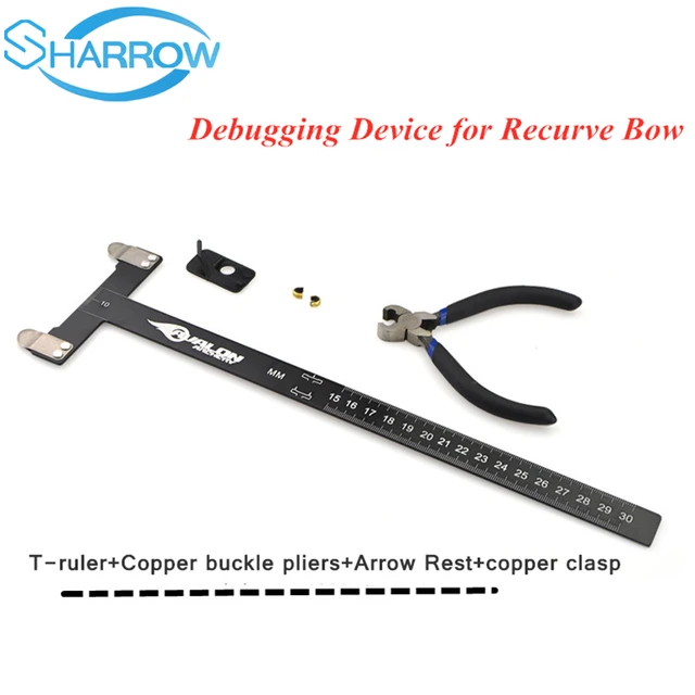 $US $19.43  1set Ruler Debugging Device Recurve Beauty Hunting Competitive Counter bending