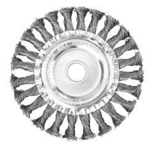 Стальная проволочная колесная щетка для улицы, электроинструменты для снятия заусенцев, садовая газонокосилка, триммер для полировки, щетка для удаления пыли