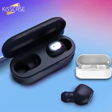 KISSCASE Q2 мини двойной V5.0 отпечатков пальцев Touch беспроводные наушники Bluetooth наушники 3D стерео звук наушники с зарядным устройством