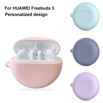 

Silicone Earphone Cases For Huawei FreeBuds 3 Case Cover Free Buds 3 FreeBuds3 Bluetooth Wireless Headset Soft Case Shockproof