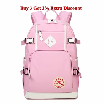 

2019 New Woman Usb Charging School Bags Anti-theft Teenager School Bags For Girls School Backpacks Mochila Infantil Escolar Pink