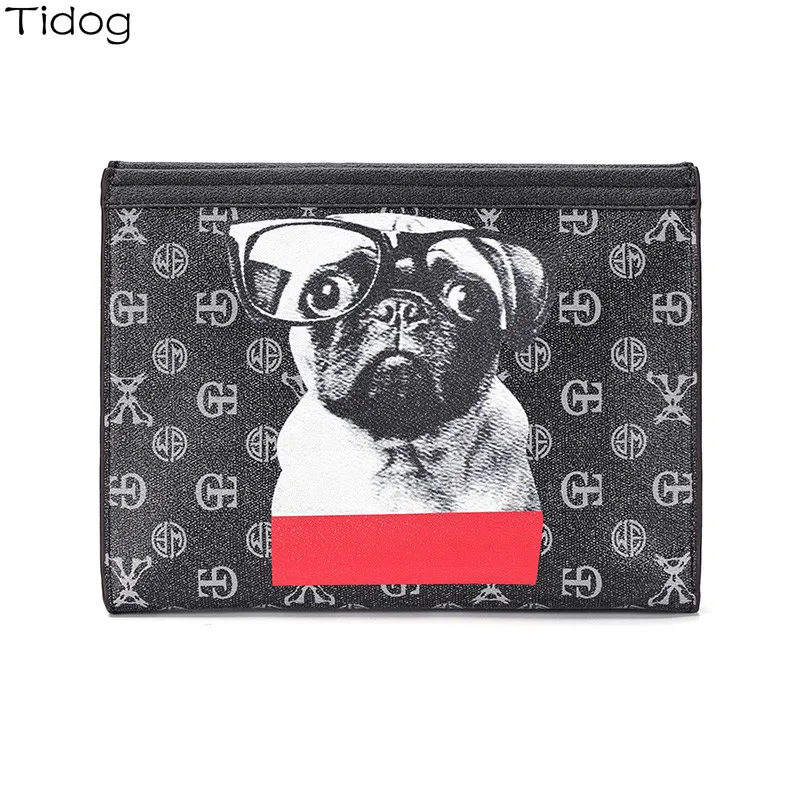 Tidog на заказ с изображением щенка кошелек клатч молнии сумка| |