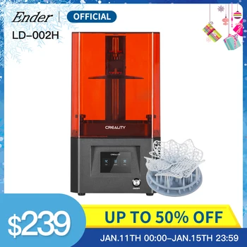 Online LD-002H 3D Drucker GehÀuse LCD Harz KIT 2K 3,5 Zoll Touchscreen Licht HÀrtende 360-Grad Visuelle Druck CREALITY 3D