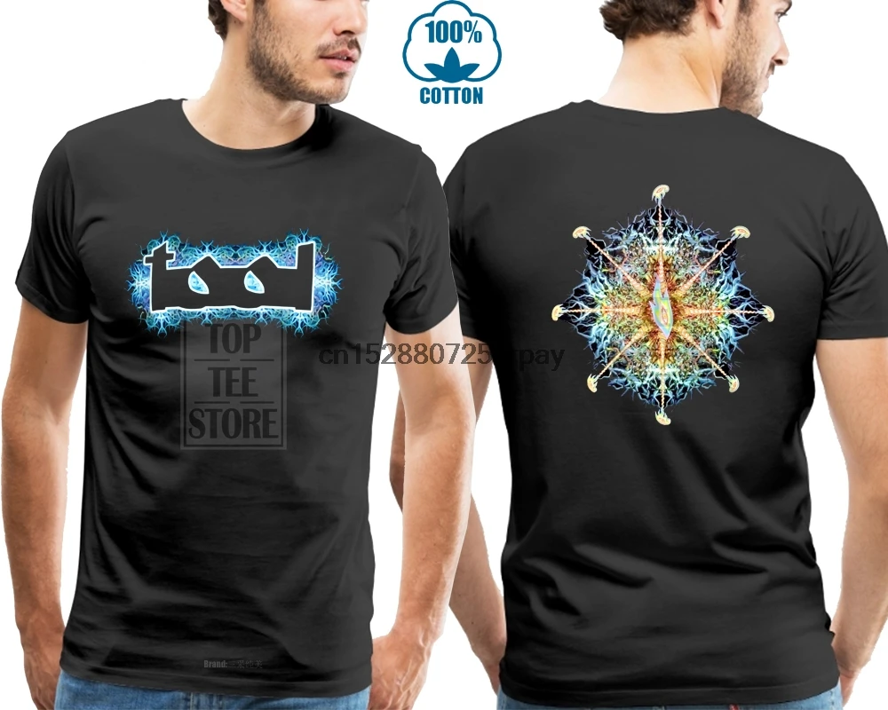 

Print T Shirt Summer Crew Neck Men Comfort Soft Short Sleeve Authentic Tool Band Nerve Ending Logo Shirt