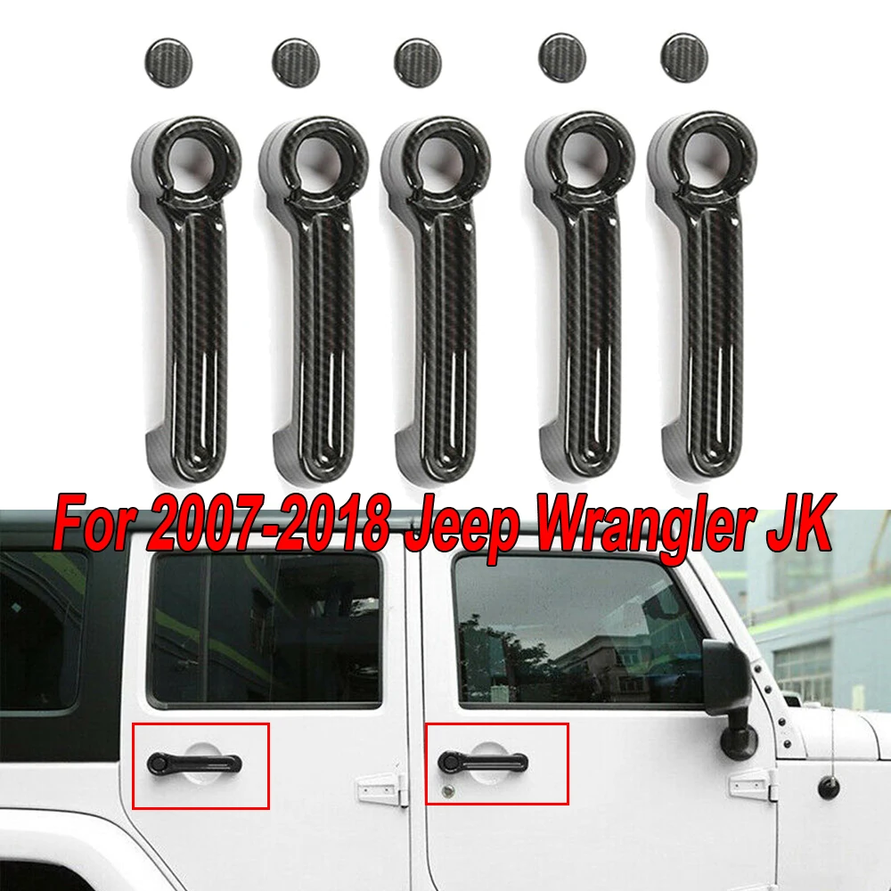Дверные ручки вставки крышка комплект крышка багажника ручка Крышка для Jeep Wrangler JK 4 двери