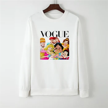 

VOGUE Round Collar Casual толстовка Funny Hoodies Tracksuit Autumn Winter Oversize Sweatshirt Full Sleeve Punk Cute Sportswear