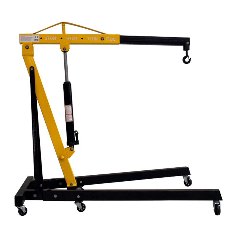 Automobile Engine Hanger Manual Hydraulic Crane Engine Crane Mobile Small 2-Tons 3-Tons Truck mounted CN