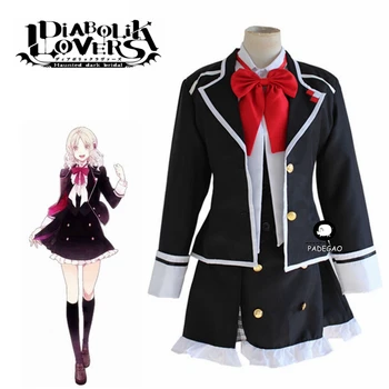 

Komori Yui Cosplay Anime DIABOLIK LOVERS Costumes Halloween Carnival Women Uniforms Komori Yui Full set School Uniforms