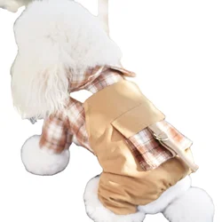 Vêtements d'hiver pour chiens, combinaisons pour chiots, vestes matelassés et velours pour animaux de compagnie, petit chien, Chihuahua, bouledogue française, chauds et épais 
