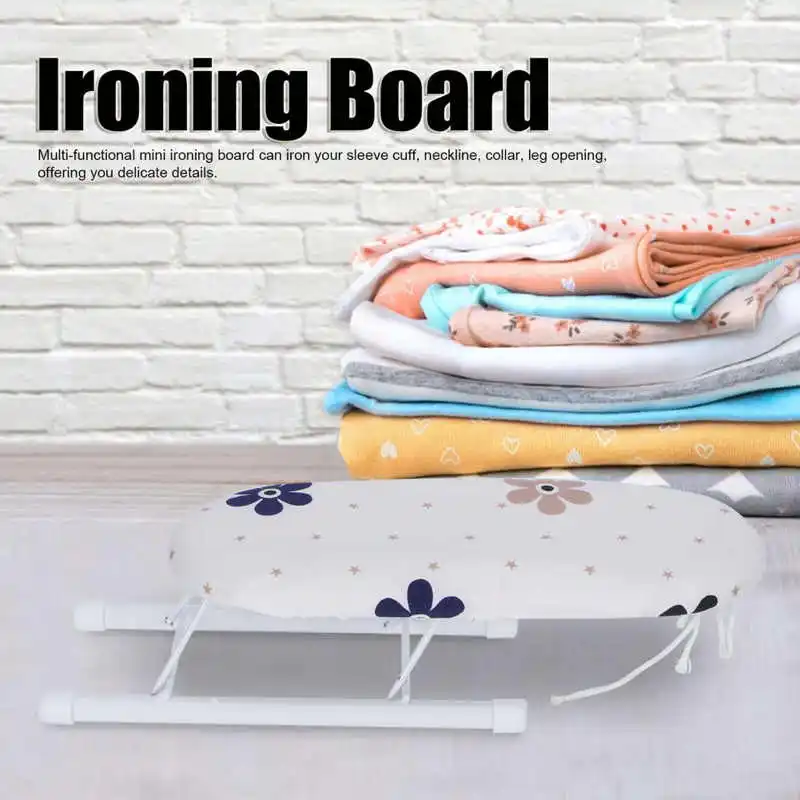 Mini Ironing Board Foldable Sleeve Cuffs Collars Ironing Table for Home