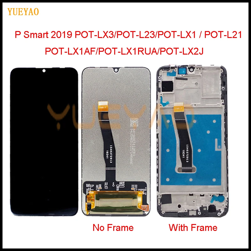 Оригинальный ЖК дисплей 6 21 дюйма для Huawei P Smart 2019 сенсорный экран 10 точек касания +