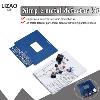 

Metal Detector Scanner Unassembled Kit DC 3V-5V Suite Metal Sensor Board Module Electronic DIY Kits PCB Board Buzzer Capacitor