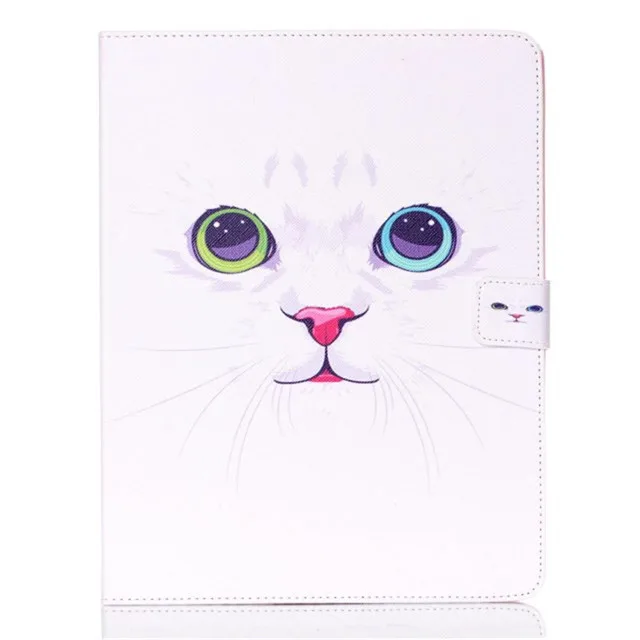 Чехол из искусственной кожи для Apple iPad pro 9,7 с отделением для карт, защитная задняя крышка для iPad pro Mini 9,7 дюймов, чехол для планшета Y5C53D - Цвет: bai mao