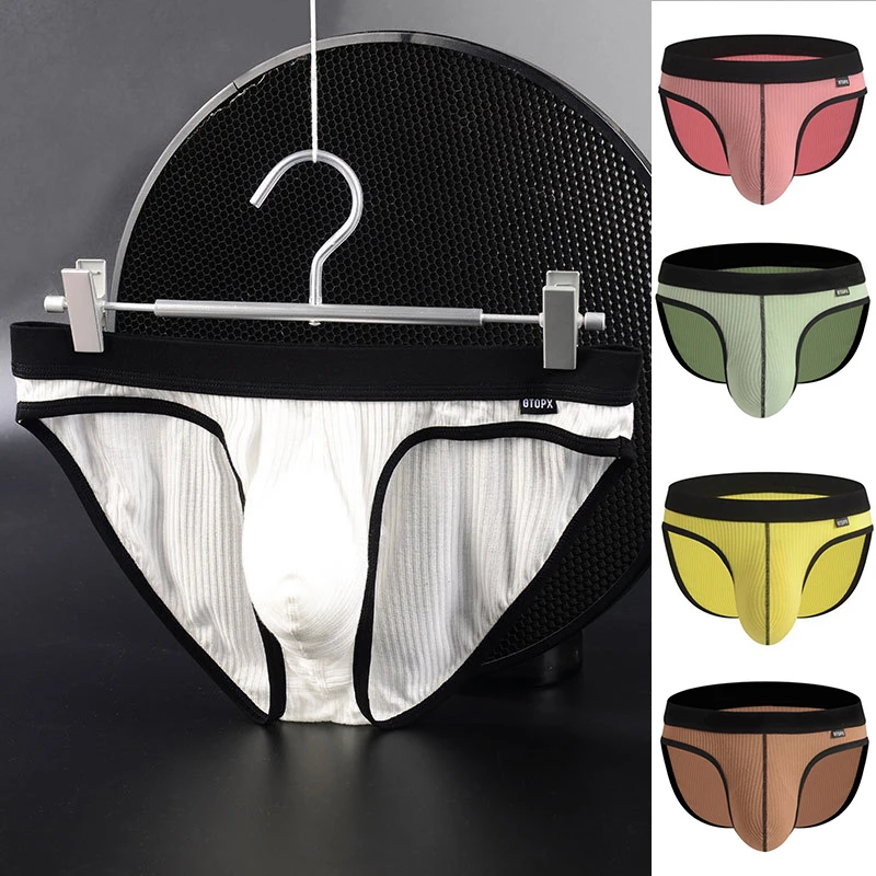 2021 Brand New Sexy Men's Underwear Calzoncillos Hombre Slip Male Modal Panties Male Ropa Interior Hombre Man U Convex Underpant