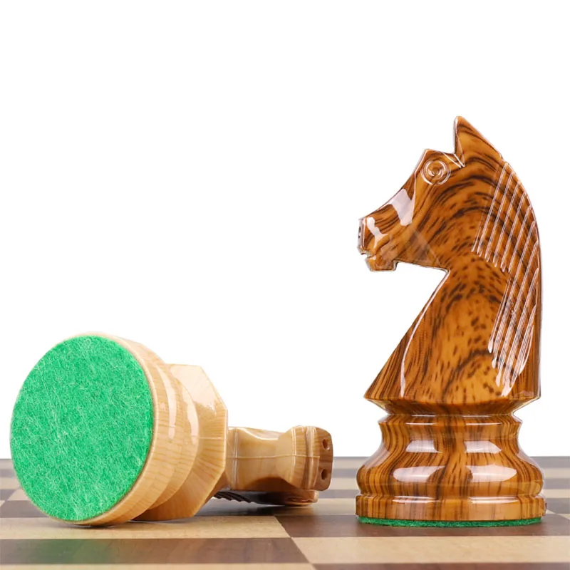 Plastic Acrylic Heavy Chess Pieces International Chess Checkers Backgammon Indoor Entertainment Kids Puzzle Game Birthday Gift