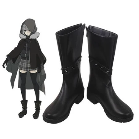 

Лорд El-Melloi II чехол файлы серые сапоги для косплея обувь Черная Женская обувь костюм аксессуары на заказ обувь для вечевечерние НКИ на Хэллоуин