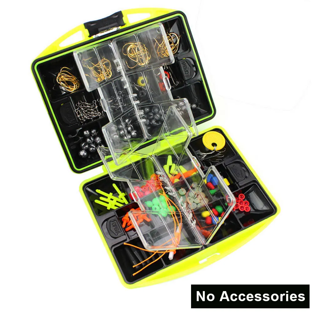 

24 Lattice Compartments Storage Case Box Plastic Fishing Lure Spoon Hook Bait Tackle Box Small Accessory Square Fishhook Box