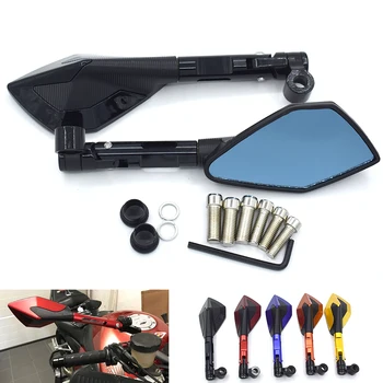 

Universal CNC aluminum motorcycle rearview mirror 8mm 10mm For YAMAHA YZF R1 R6 R6S YZF-R25 YZF-R3 YZF R125 YZF-R5