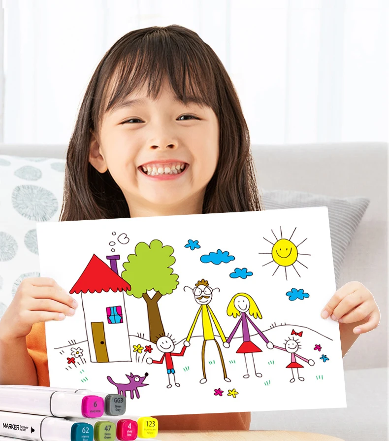Toko Roti Marker 108 Warna Marker Pen Set Untuk Potret Sketsa Cat Gambar Desain Seni Sekolah Animasi Ganda Kepala Seni Pulpen Marker Pen Aliexpress
