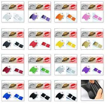 

Car Door Handle Stickers 3D Carbon Fiber Protection Door Handle Anti-scratch Car Stickers Anti-rubbing Car Stickers
