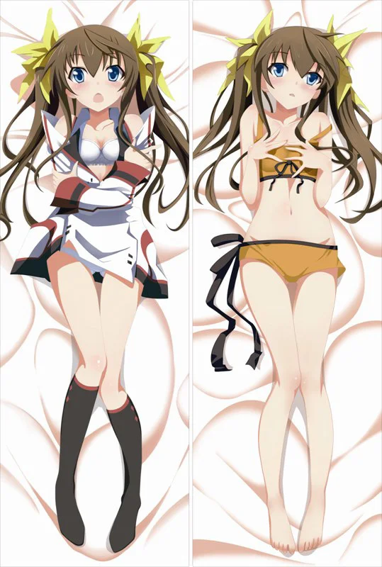 Аниме Infinite Stratos Dakimakura, чехол с персонажами Laura& Huang Lingyin, Чехол на подушку, Charlotte& Houki Hugs, Чехол на подушку - Цвет: S13