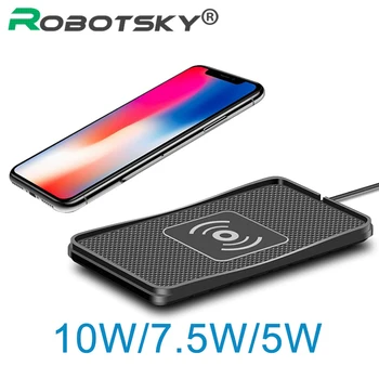 

C3 5W/7.5W/10W Car Wireless Charger Anti-Slip Fast Phone Pad Charger Fully Compatible for iPhone X XS 11 Huawei Mate 30 Xiaomi