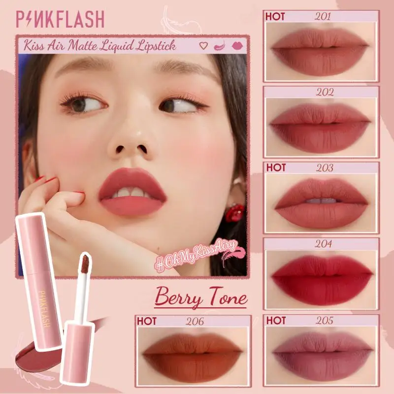 Airy Dual-use Lipstick Lips Glaze Matte Liquid Eyeshadow Blush Non-fading Lip Gloss Makeup Korea Cosmetic TSLM1 |
