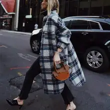 Женские зимние пальто и куртки, длинные, большой размер, с ворсованным карманом, шерстяные женские куртки