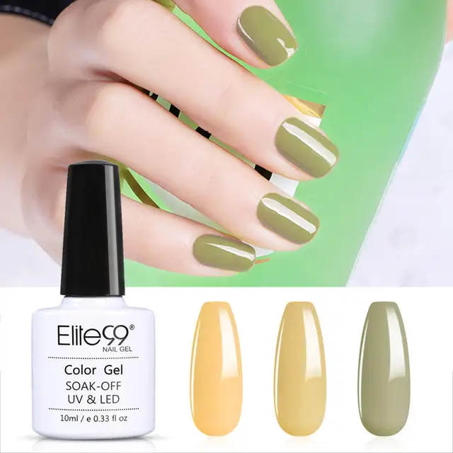 Elite99 3 teile/los 10ml Gel Nagellack Set Soak Off UV LED Hybrid Lack Sommer Farben Gel Polish Nagel kunst Maniküre Set