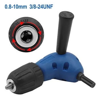 

90 Degree Converter Right Angle Drill Attachment Durable Portable Tool Accessories 500PRM For Corner Workspace Drive Adapter