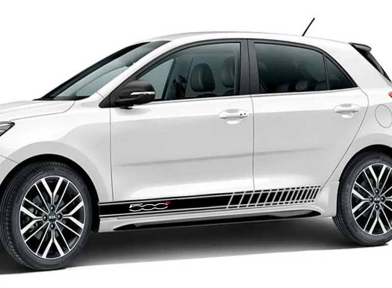 2 шт. переводная наклейка для автомобиля боковая наклейка для fiat 500x
