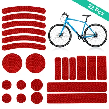 

Bike Reflective Stickers Motorcycle Bicycle Reflector Cycling Warning Reflector Film Cycling Decal Tape Bicycle Stickers