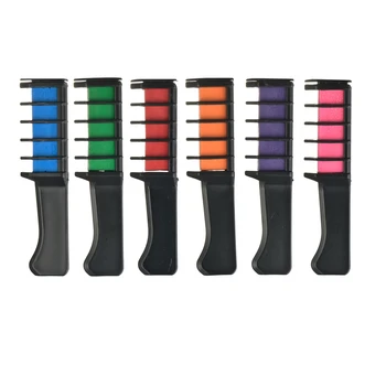 

Temporary Hair Pro Mini Chalks Crayons 6 Colors For For Hair Multicolor Color Dye Hair Dye Comb Hair Care Styling Tools Set