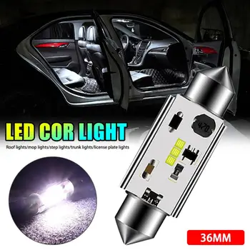 

Auto parts Car ceiling light Interior 31MM/36MM/39MM/41MM Durable Car 3LED 6W Interior Glass Lens Festoon Dome Reading Light CSV