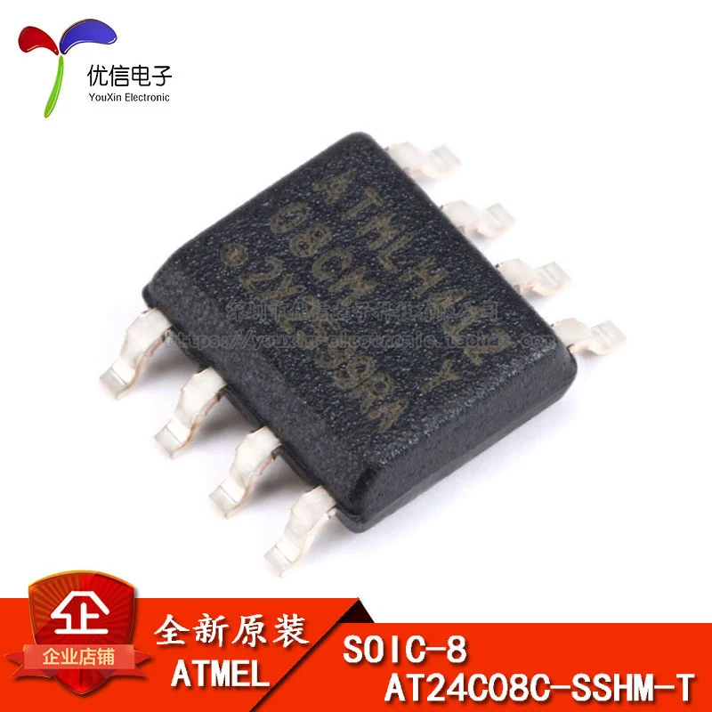 AT24C08C SSHM T EEPROM I2C лапками углублением SOP 8|Производительность чипов| |