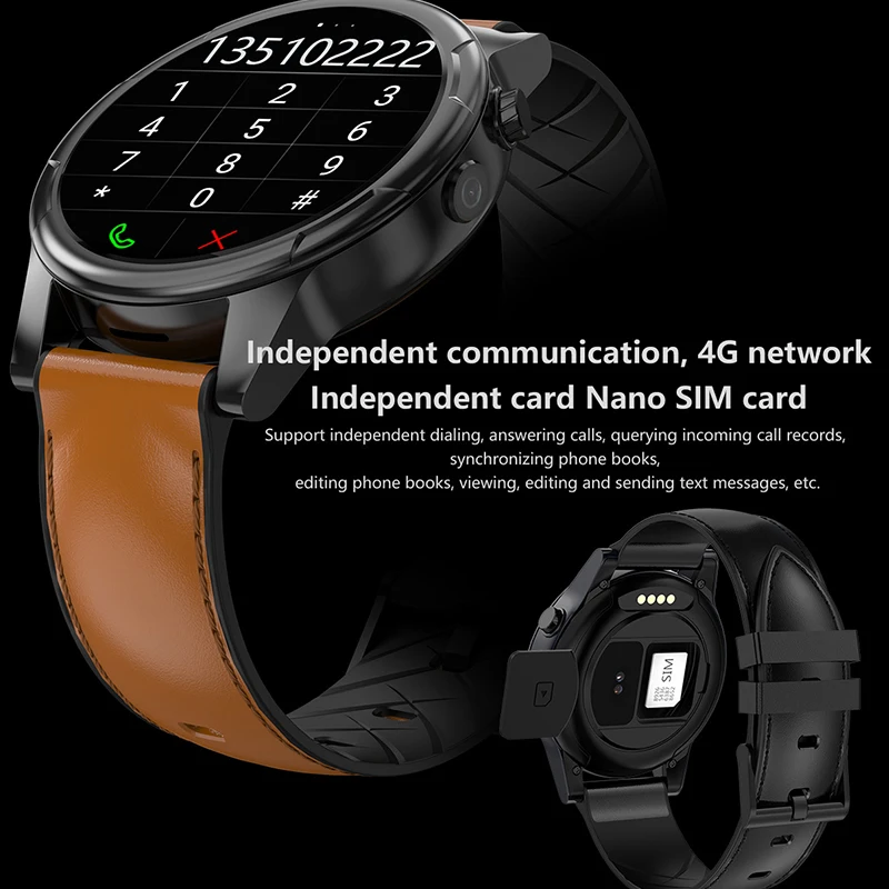 X361 Business Smart Watch Android7.1 3G 32G With 4G Smartwatch Men Support 2MP Camera 600mAh Battery WiFi GPS Bluetooth SIM Card