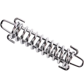 

5 Pcs Plating Picnic Tightened Stretching Tent Fixed Wind Proof Spring Rope Buckle Anti Rust Wear Resistant Steel Hard Elastic