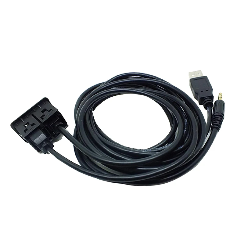 MagiDeal автомобильный 3 5 мм Usb Aux разъем для наушников монтажная панель