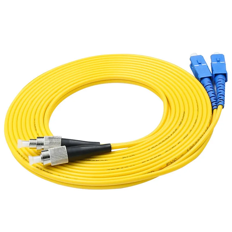 

3.0mm 9/125 SM Duplex FC/UPC to SC/UPC Fiber Optic Patch Cord Jumper Cable