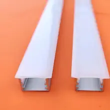 Горячая Встраиваемый светодиодный алюминиевый профиль для Светодиодные полосы 2 м/шт. 60 м/лот