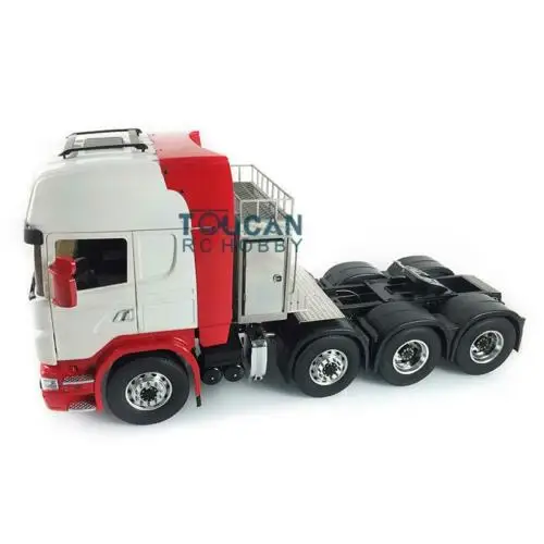 1/14 LESU RC металлический шасси Sca 8*8 тягач DIY Hercules модель кабины автомобиля THZH0542
