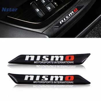 

Nstar 2pcs/pair Nismo OPC Line Styling Badge Auto Part Side Wing Boot Trunk Emblem For Nissan A4 A5 RS4 Corsa Astra Sticker 118