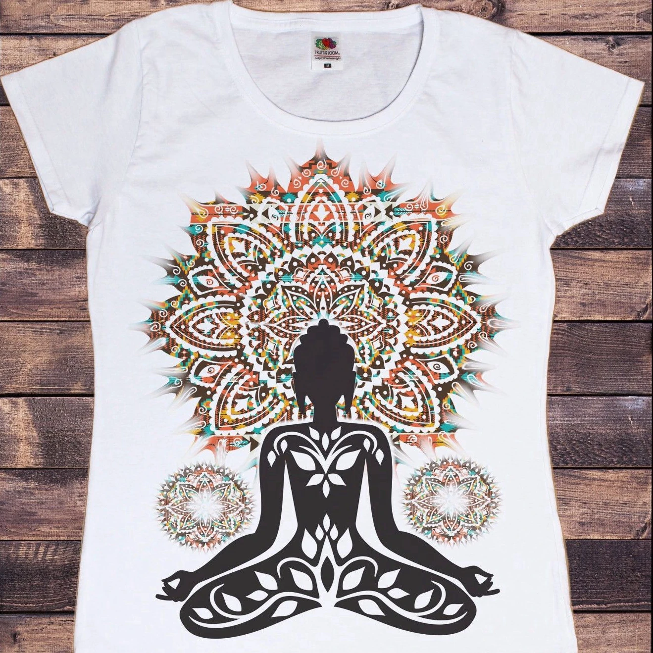 Новинка 2020 женская футболка Azteque yogaдрессировка Будда чакра медитация дзен Хобо